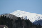 月山を望む(クリックすると拡大されます)